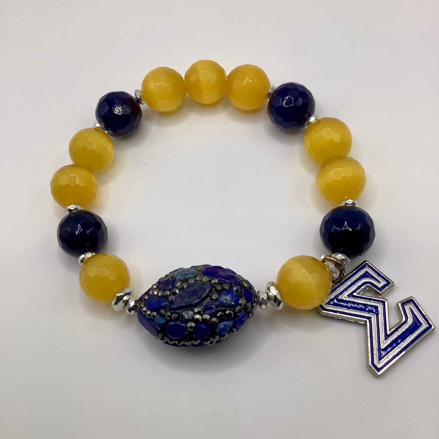 Sigma 12mm Cateye and Agate w/charm