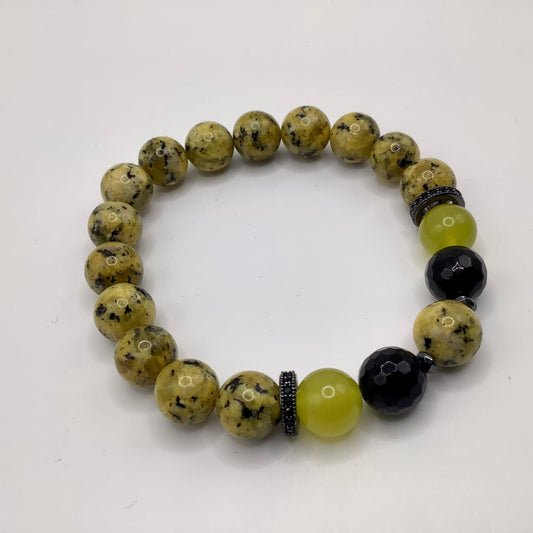 Kiwi Jasper,Onyx,Agate 10mm