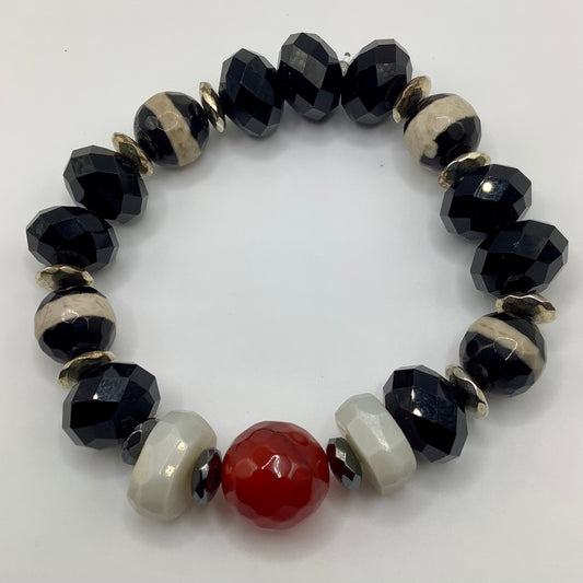 Tibetan Agate, Moonstone, Agate, Onyx 12mm