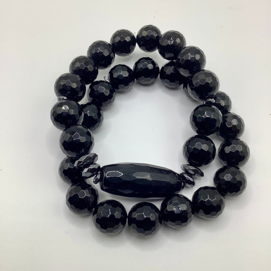 Onyx 12mm black hematite